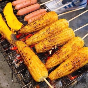 Ngô nếp nướng thơm phức