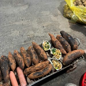 Khoai nướng đồ ăn vặt tại Mỹ Đình